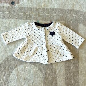 CARTER’S white/navy jacket for baby